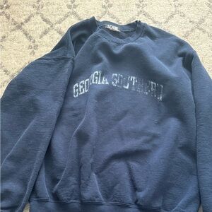 BUNDLE Two navy blue college sweatshirts